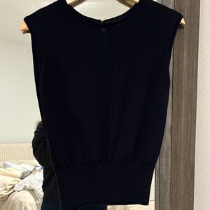 Elegant Black Sleeveless Top